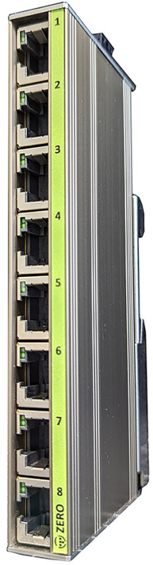 TERZ Unmanaged Industrial Ethernet Switch ZERO-RS, 5 Port