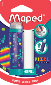 Maped Radierer PIXEL PARTY + Ersatzradierer, Blister