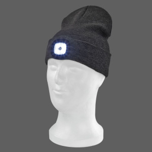 IWH Strickmütze mit LED-Licht, blau