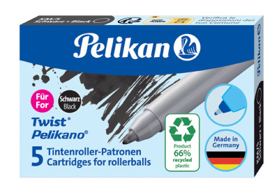 Pelikan Cartouche d'encre eco pour roller Pelikano/Twist