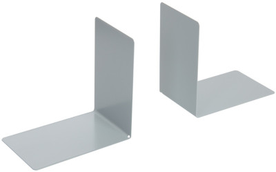 WESTCOTT Buchstütze, (B)90 x (T)140 x (H)140 mm, lichtgrau