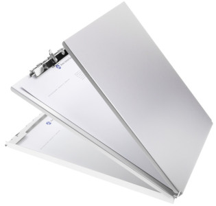 WESTCOTT Formularhalter-Box aus Aluminium, DIN A4