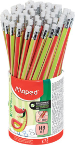 Maped Crayon d'apprentissage Kidy learn, pot de 72