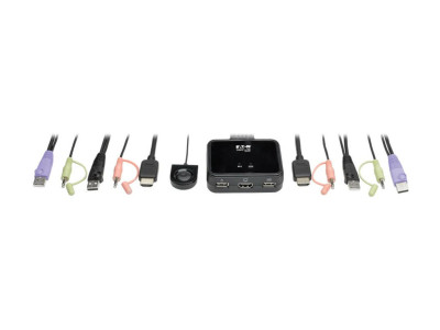 Eaton MGE : 2-PORT USB HDMI cable SWITCH W AV CABLES USB