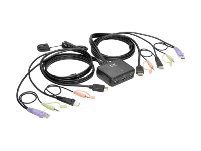 Eaton MGE : 2-PORT USB HDMI cable SWITCH W AV CABLES USB