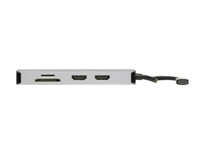 Eaton MGE : USB-C DOCK DUAL DSPLY 4K HDMI USB-A HUB GBE MEM CRD 100W PD CH