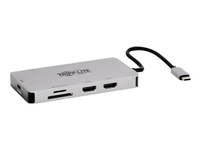 Eaton MGE : USB-C DOCK DUAL DSPLY 4K HDMI USB-A HUB GBE MEM CRD 100W PD CH