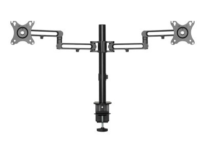 Eaton MGE : DUAL-MONITOR FLEX-ARM DESKTOP CLAMP pour 13 TO 27 INCH DISPLAYS