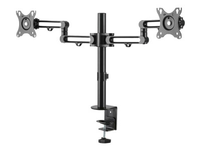 Eaton MGE : DUAL-MONITOR FLEX-ARM DESKTOP CLAMP pour 13 TO 27 INCH DISPLAYS