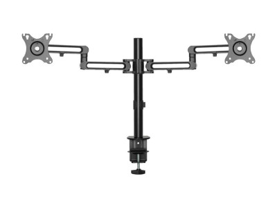 Eaton MGE : DUAL-MONITOR FLEX-ARM DESKTOP CLAMP pour 13 TO 27 INCH DISPLAYS