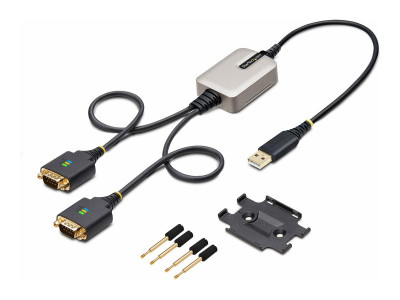 Startech : 2FT 2-PORT USB SERIAL cable USB TO DUAL DB9 RS232 ADAPTER