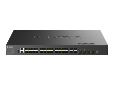 D-Link : SWITCH L3 28 PORTS 10 GBE BASE-T et 4 PORTS COMBO 10 GBE/ (mac)