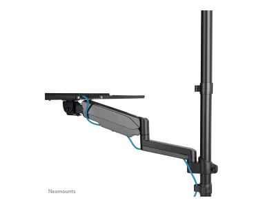 Neomounts : NEOMOUNTS WALL MOUNTED SIT-STAND WORKSTATION (SCREEN/KE