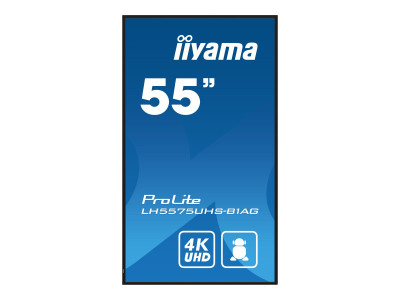 Iiyama : 55IN IPS PANEL 4K UHD 3840X2160 8MS 24/7 500CD/M2 1200:1 3XHDMI