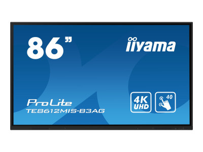 Iiyama : 86IN ANTI-GLARE VA PANEL 40 POINTS 3840X2160 8MS 400CD/M2 40