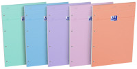Oxford Bloc-notes Pastel, 210 x 315 mm, quadrillé, 160 pages Oxford Bloc-notes Pastel, 210 x 315 mm, quadrillé, 160 pages