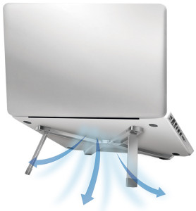 LogiLink Tablet- & Notebook-Ständer, faltbar, silber