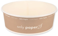 NATURE Star Bol à salade Only Paper, rond, 1,0 litre, marron