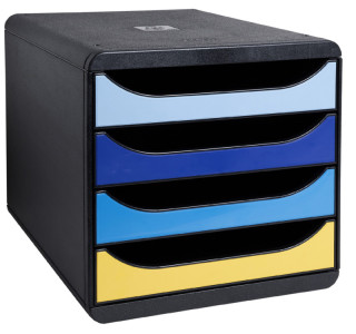 EXACOMPTA Module de classement BIG-BOX MAXI Bee Blue