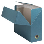 EXACOMPTA Boîte transfert Office by Me, A4+, bleu canard