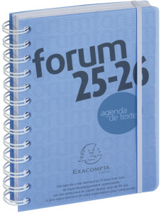 EXACOMPTA Agenda scolaire Forum Linicolor, 2024/25, assorti