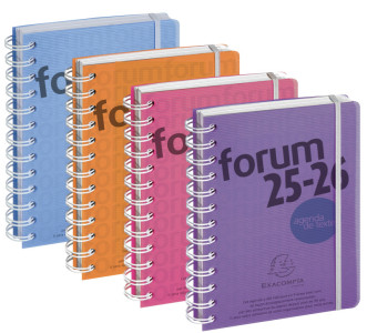 EXACOMPTA Agenda scolaire Forum Linicolor, 2024/25, assorti