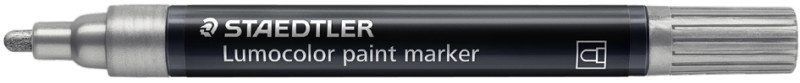 STAEDTLER Acrylmarker Lumocolor paint marker, silber