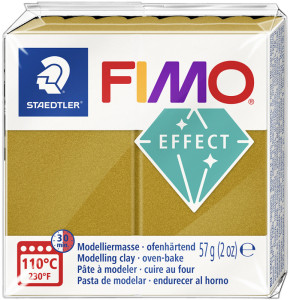 FIMO EFFECT Modelliermasse, türkis-metallic, 57 g