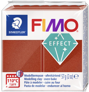 FIMO EFFECT Modelliermasse, türkis-metallic, 57 g