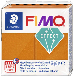 FIMO EFFECT Modelliermasse, türkis-metallic, 57 g