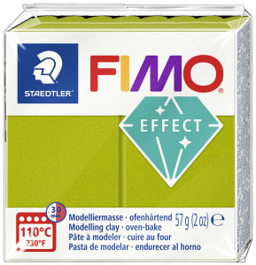 FIMO EFFECT Modelliermasse, türkis-metallic, 57 g
