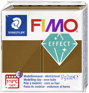 FIMO EFFECT Modelliermasse, türkis-metallic, 57 g