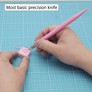 NT Cutter Scalpel D-401P, rose pastel