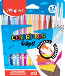 Maped Feutre effaçable COLOR'PEPS OOPS, étui carton de 12 Maped Feutre effaçable COLOR'PEPS OOPS, étui carton de 12