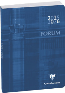 Clairefontaine Agenda scolaire FORUM Metric, 2024/2025, bleu