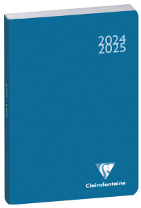 Clairefontaine Agenda scolaire Work & After, 2024/2025, bleu