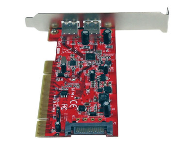 Startech : DUAL PORT PCI SUPERSPEED USB 3 carte CONTROLLEUR avec SATA