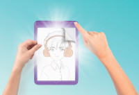 Maped Creativ Table lumineuse à LED AVATAR MANGA, lilas