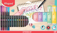 Maped Kit de calligraphie, 22 pièces Maped Kit de calligraphie, 22 pièces