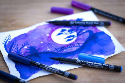 SAKURA Feutre pinceau Koi Colouring Brush Pen 