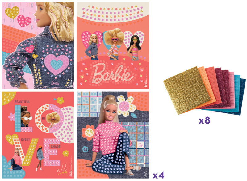 Maped Creativ Mosaïque en mousse PHOTO MOSAICS Barbie