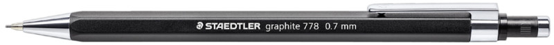 STAEDTLER Porte-mines graphite 778, 0,5 mm, noir