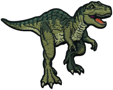 Transfert thermocollant Roth pour cône d'école en tissu, T-Rex