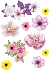 ROTH Bügeldekoration für DIY-Stoffschultüte, Magische See