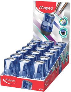 Maped Taille-crayon 2 trous TONIC Metal, bleu/noir