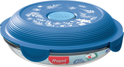 Maped PICNIK Assiette micro-ondes CONCEPT CYANTOTYPE, verre