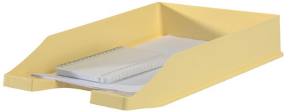 Corbeille à courrier HAN KLASSIK, A4, polystyrène, jaune pastel