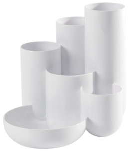 HAN Multiköcher CAMPUS, 6 Fächer, Polystyrol, dunkelgrau