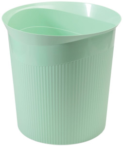 Corbeille à papier HAN Re-LOOP, éco-plastique, 13 litres, bleu pastel