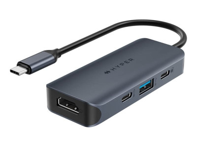Targus : HYPERDRIVE ECOSMART GEN.2 UNIVERSAL USB-C 4-IN-1 HUB 100W
